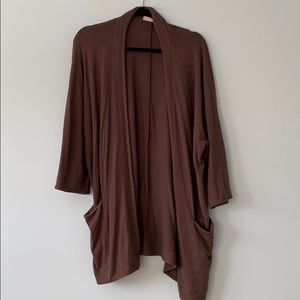 Wilfred FREE open cardigan in brown